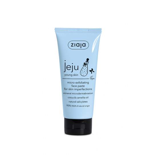jeju blue line - ziaja - cosmetics - Jeju micro-exfoliating face paste 75ml COSMETICS